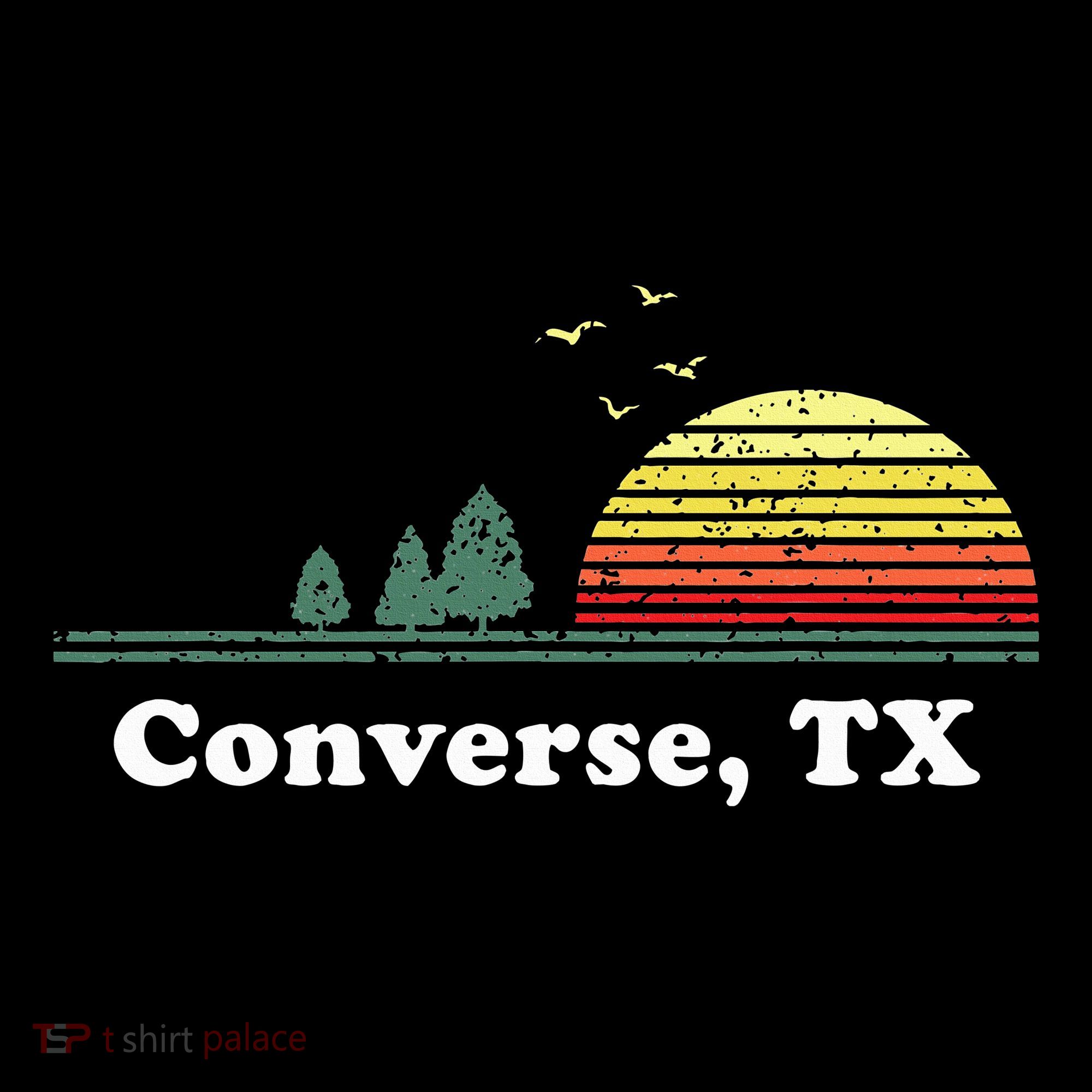 Texas Home Souvenir Print Long Sleeve Shirt