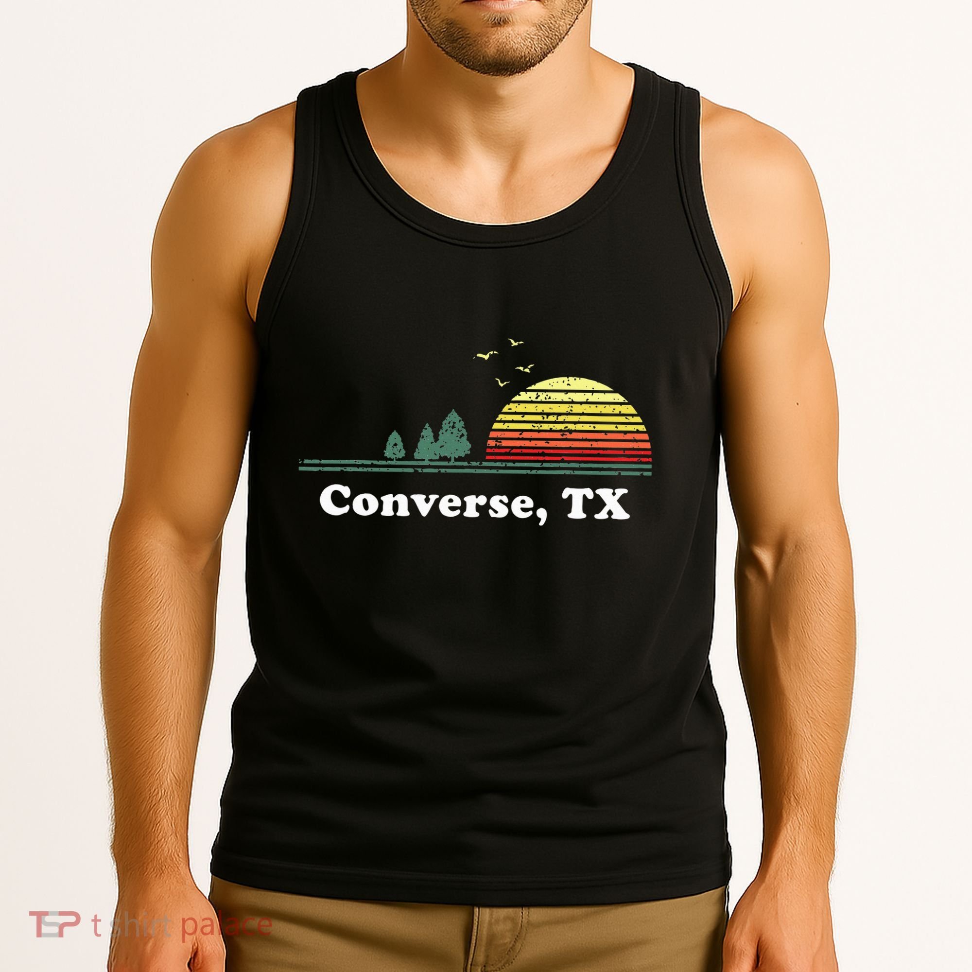 Texas Home Souvenir Print Tank Top