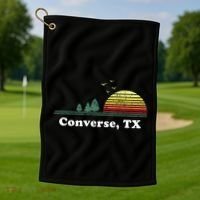 Texas Home Souvenir Print Golf Towel thumb 1