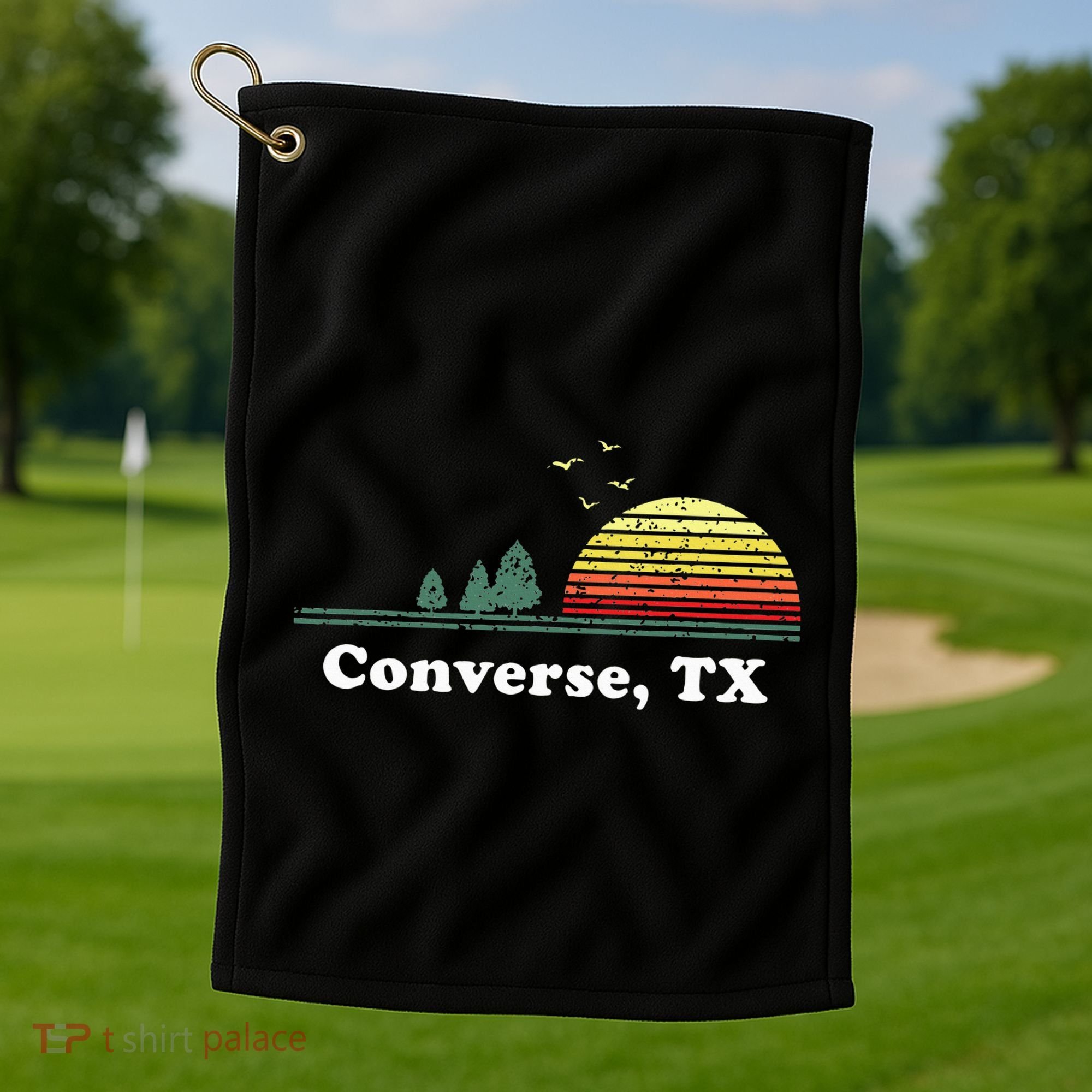 Texas Home Souvenir Print Golf Towel