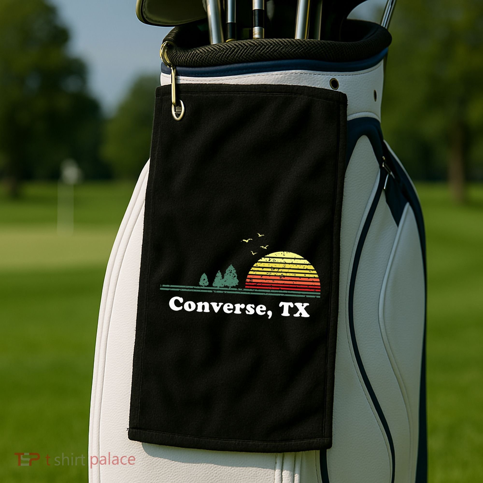 Texas Home Souvenir Print Golf Towel