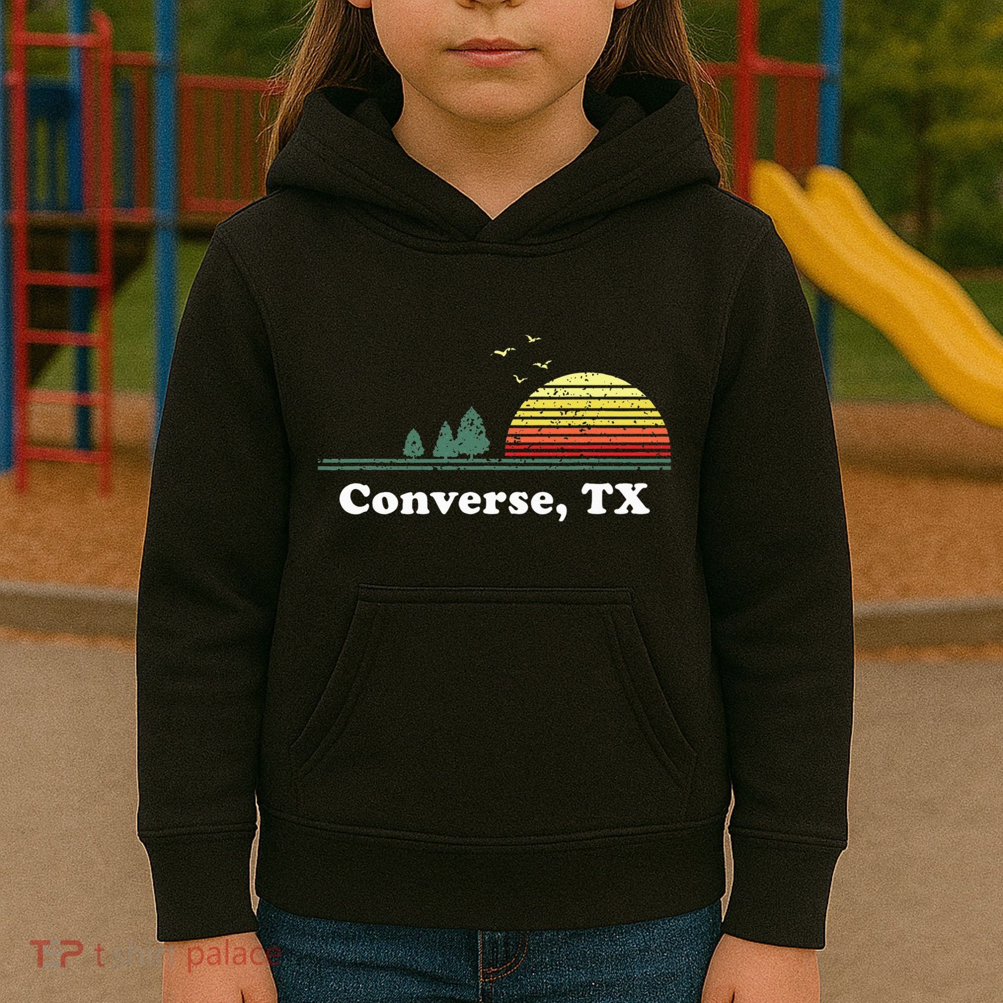Texas Home Souvenir Print Kids Hoodie