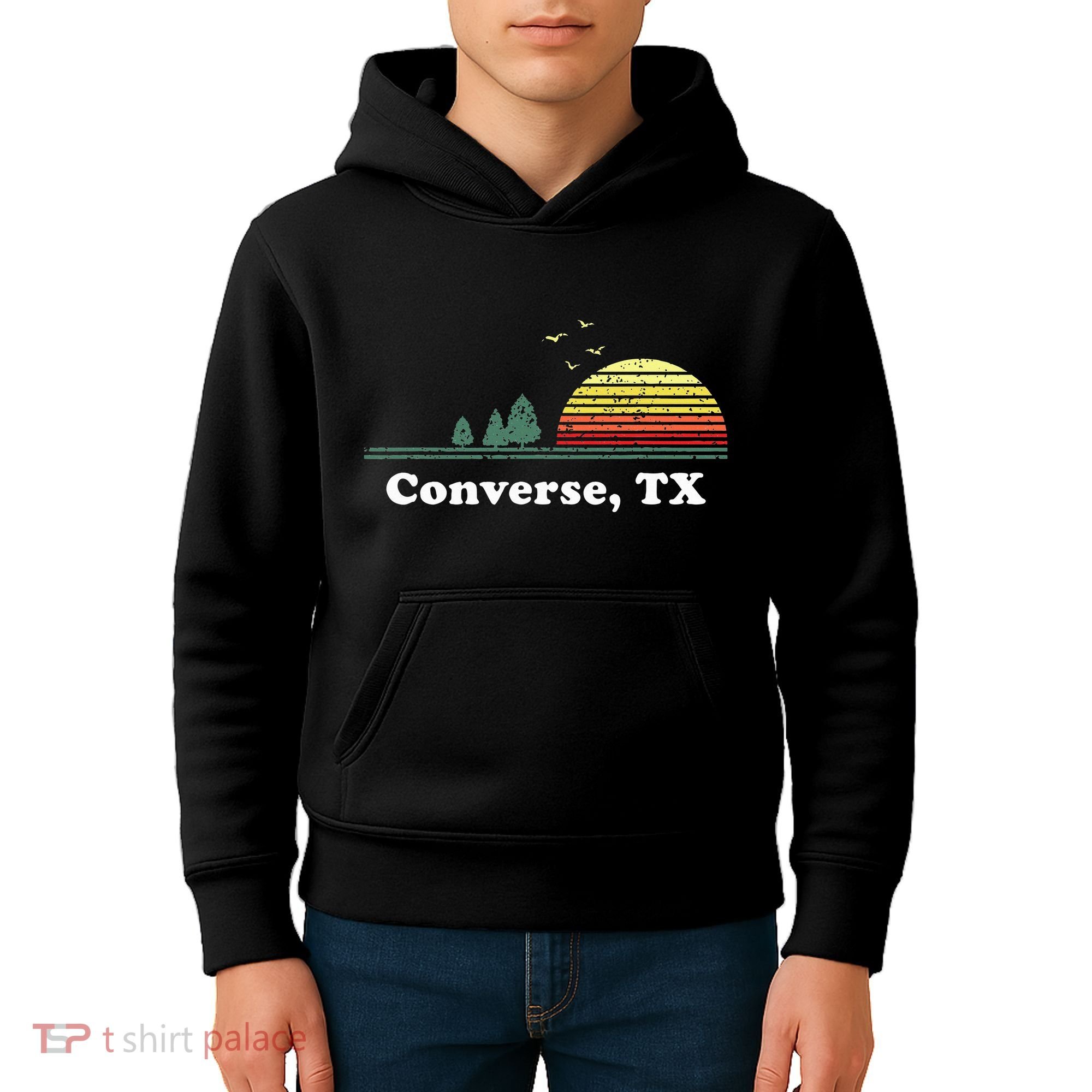 Texas Home Souvenir Print Kids Hoodie