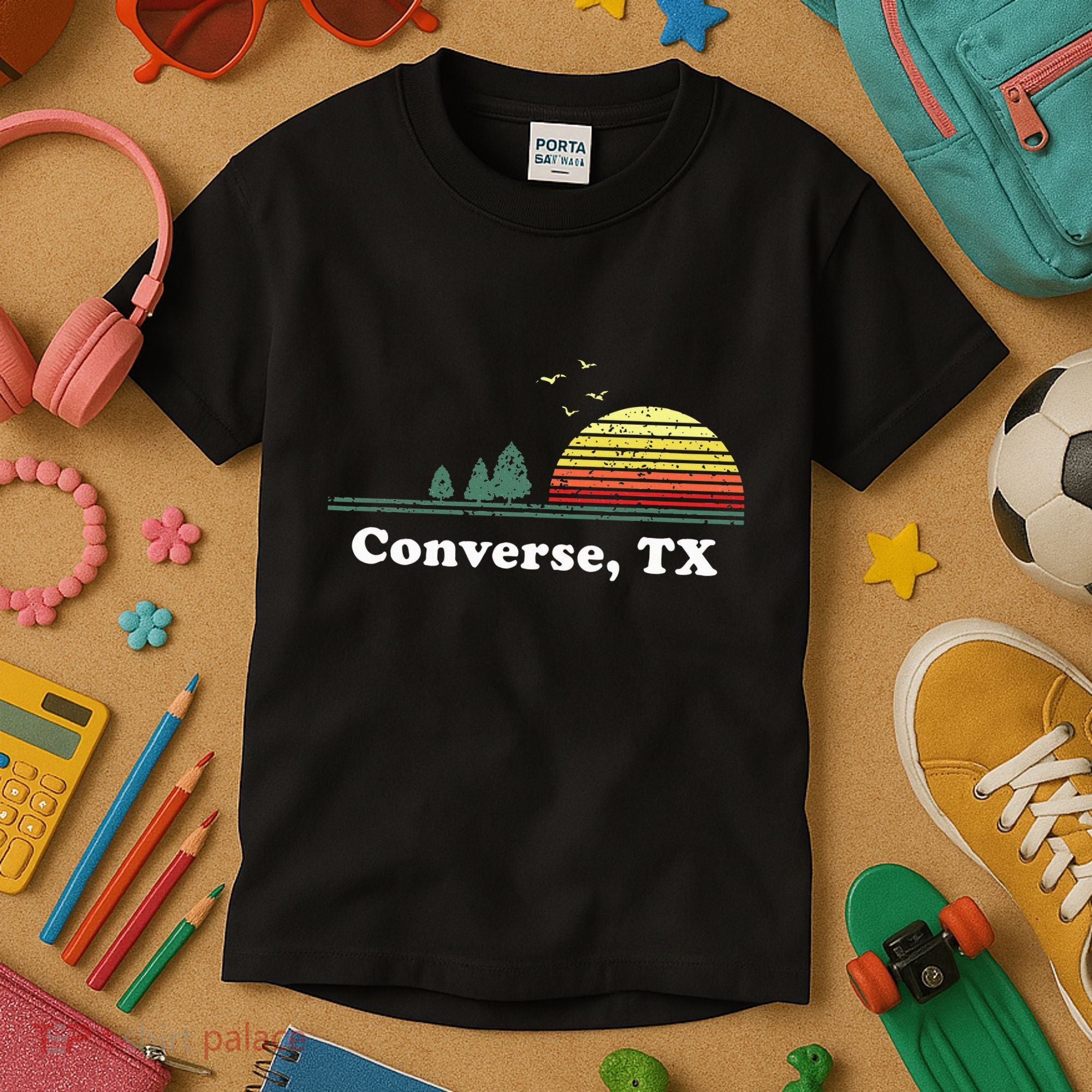 Texas Home Souvenir Print Kids T-Shirt