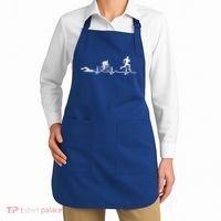 Triathlon Heartbeat Swim Cycle Run Athletes Cool Gift Apron thumb 2