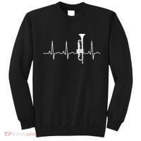 Trumpeter Heartbeat Trumpet Player Music Jazz Sweatshirt thumb 0