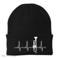 Trumpeter Heartbeat Trumpet Player Music Jazz Beanie thumb 0