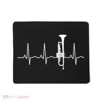 Trumpeter Heartbeat Trumpet Player Music Jazz Mousepad thumb 0