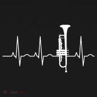 Trumpeter Heartbeat Trumpet Player Music Jazz Women's Tank Top thumb 5