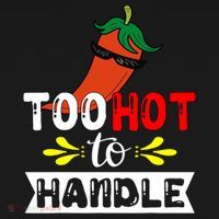 Too Hot To Handle Funny Chili Pepper For Spicy Food Lovers Ornament thumb 1
