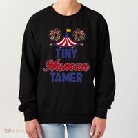 Tiny Hu Tamer Circus Carnival Ring Master Teacher Parent Gift Women's Sweatshirt thumb 0
