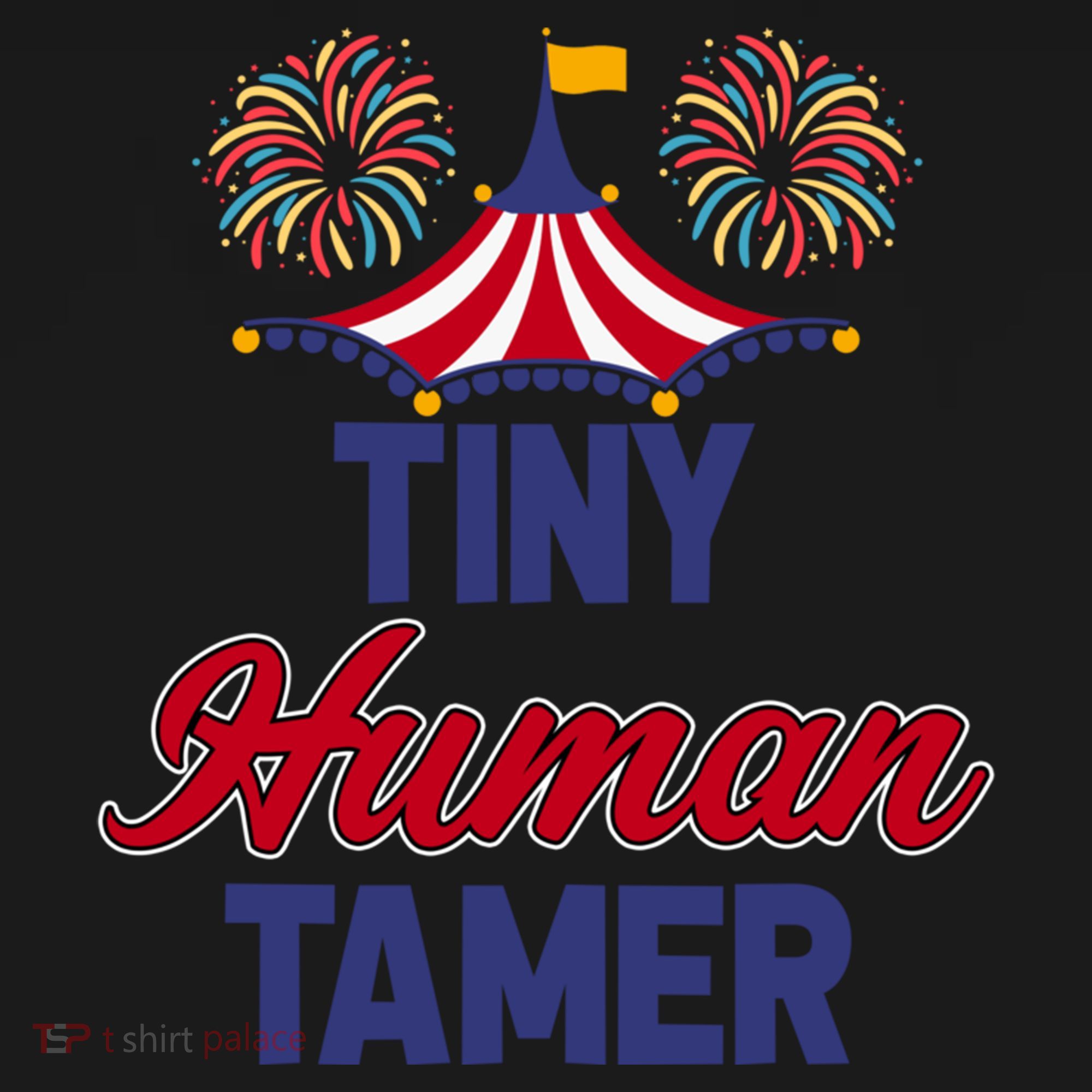 Tiny Hu Tamer Circus Carnival Ring Master Teacher Parent Gift USA-Made Doggie Bandana