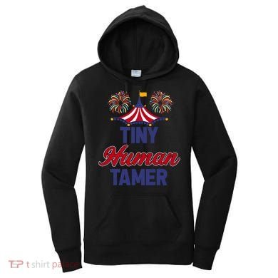 Tiny Hu Tamer Circus Carnival Ring Master Teacher Parent Gift Women's Hoodie
