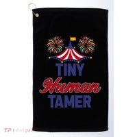 Tiny Hu Tamer Circus Carnival Ring Master Teacher Parent Gift Golf Towel thumb 0