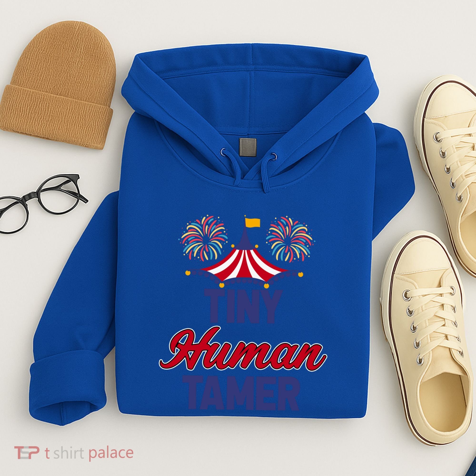 Tiny Hu Tamer Circus Carnival Ring Master Teacher Parent Gift Hoodie