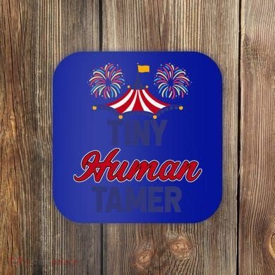 Tiny Hu Tamer Circus Carnival Ring Master Teacher Parent Gift Coaster