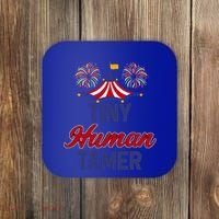 Tiny Hu Tamer Circus Carnival Ring Master Teacher Parent Gift Coaster thumb 0