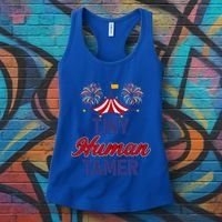 Tiny Hu Tamer Circus Carnival Ring Master Teacher Parent Gift Women's Tank Top thumb 3