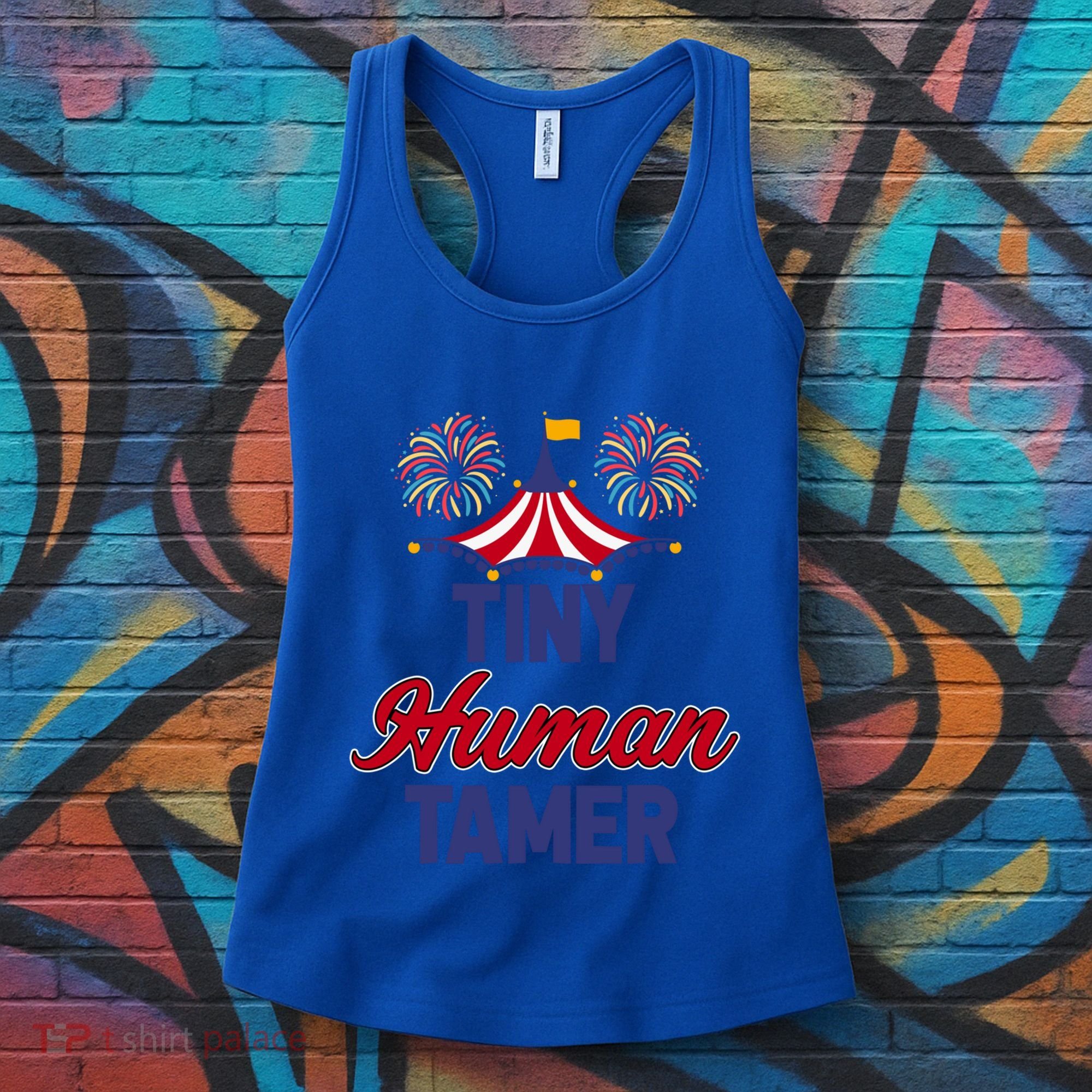 Tiny Hu Tamer Circus Carnival Ring Master Teacher Parent Gift Women's Tank Top