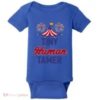 Tiny Hu Tamer Circus Carnival Ring Master Teacher Parent Gift Baby Bodysuit thumb 0