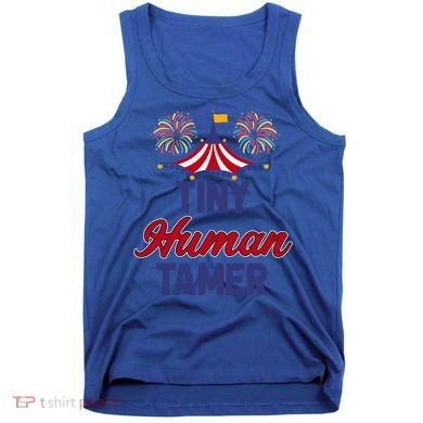 Tiny Hu Tamer Circus Carnival Ring Master Teacher Parent Gift Tank Top