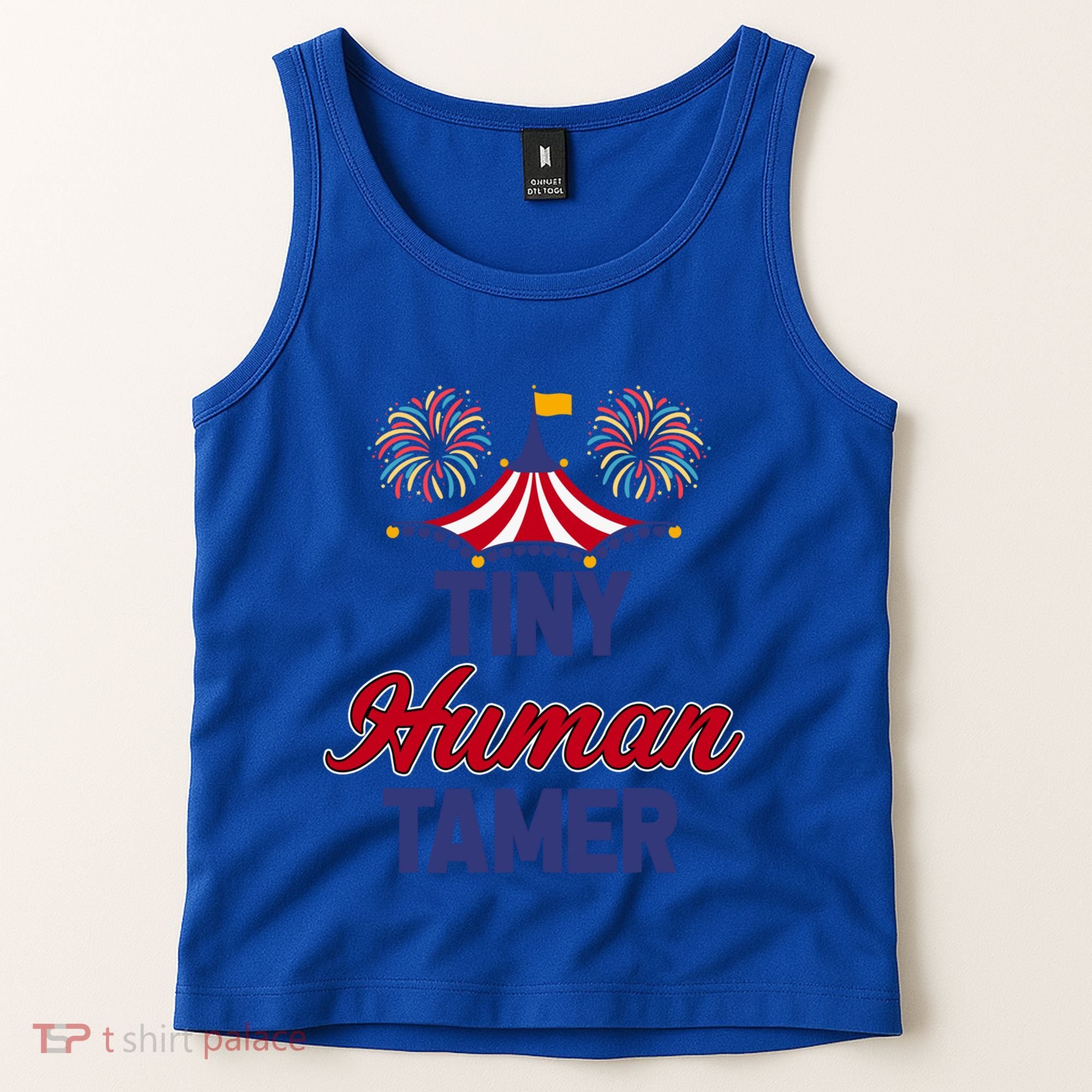 Tiny Hu Tamer Circus Carnival Ring Master Teacher Parent Gift Tank Top