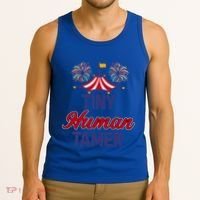 Tiny Hu Tamer Circus Carnival Ring Master Teacher Parent Gift Tank Top thumb 3