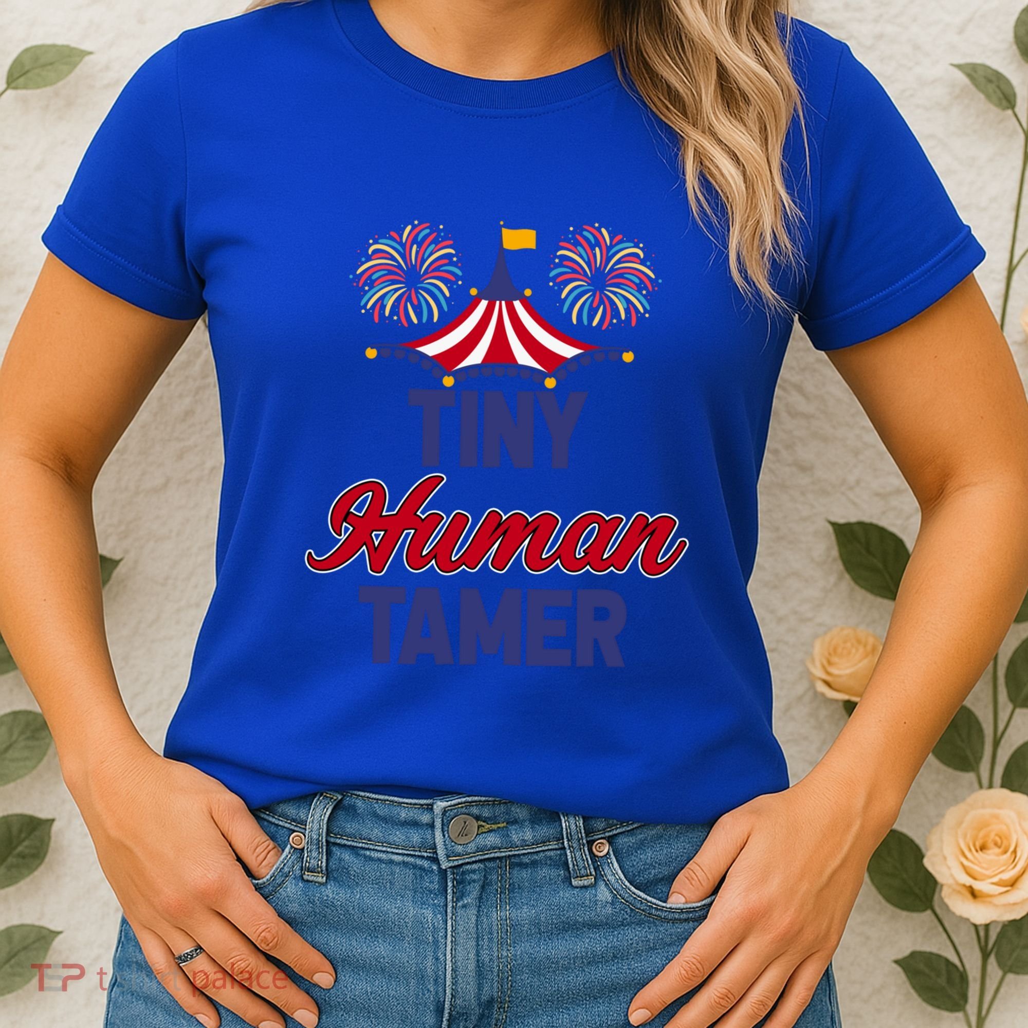 Tiny Hu Tamer Circus Carnival Ring Master Teacher Parent Gift Women's T-Shirt