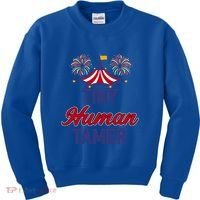 Tiny Hu Tamer Circus Carnival Ring Master Teacher Parent Gift Kids Sweatshirt thumb 0