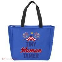 Tiny Hu Tamer Circus Carnival Ring Master Teacher Parent Gift Tote Bag thumb 0