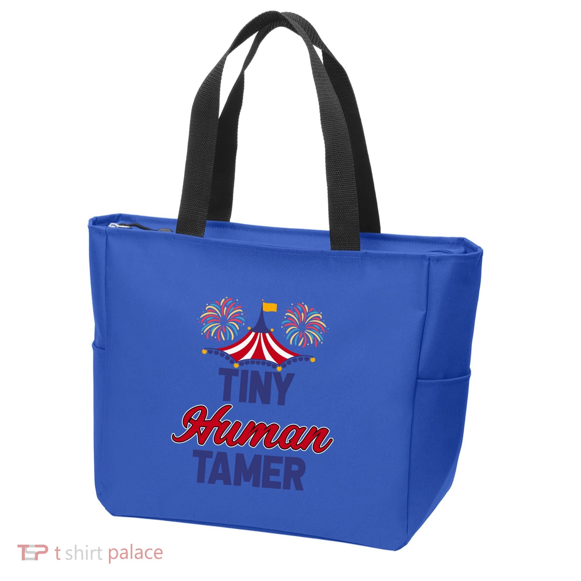 Tiny Hu Tamer Circus Carnival Ring Master Teacher Parent Gift Tote Bag