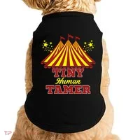 Tiny Hu Tamer Circus Carnival Ring Master Teacher Parent Gift Doggie Tank thumb 0