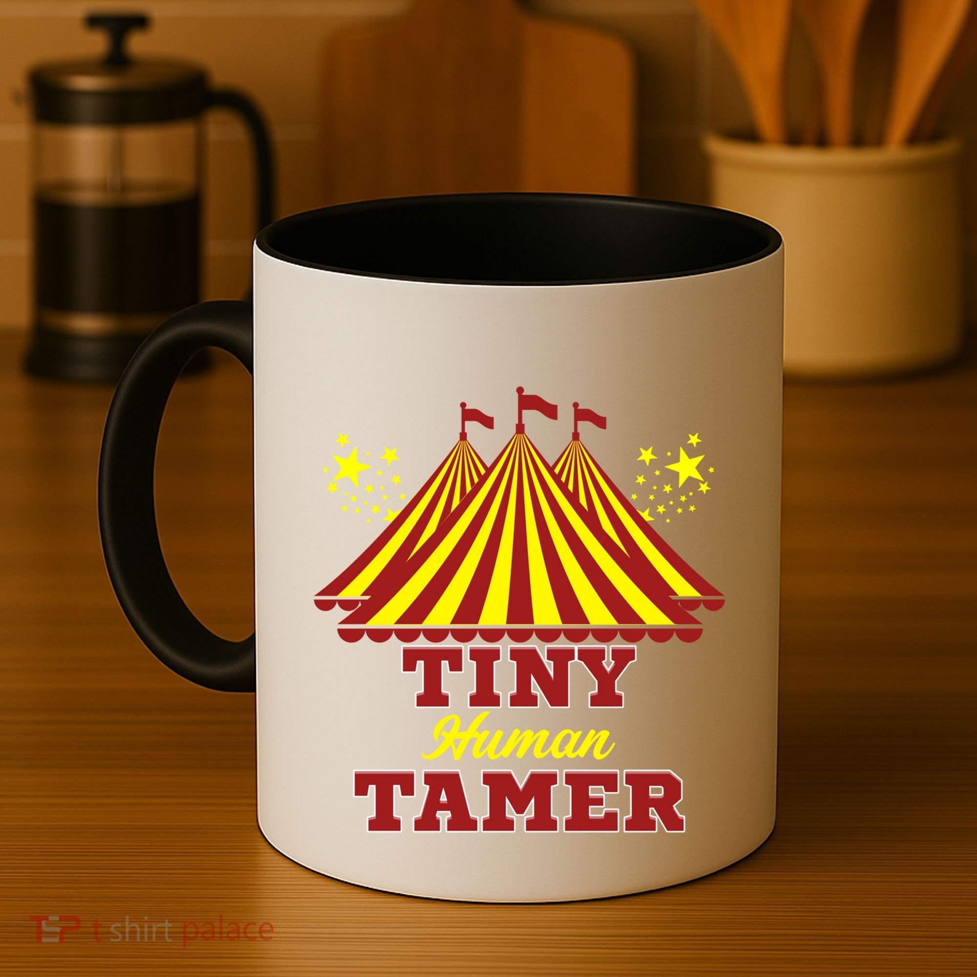 Tiny Hu Tamer Circus Carnival Ring Master Teacher Parent Gift Coffee Mug