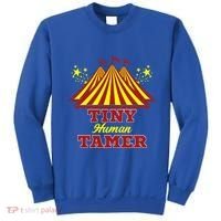 Tiny Hu Tamer Circus Carnival Ring Master Teacher Parent Gift Sweatshirt thumb 0