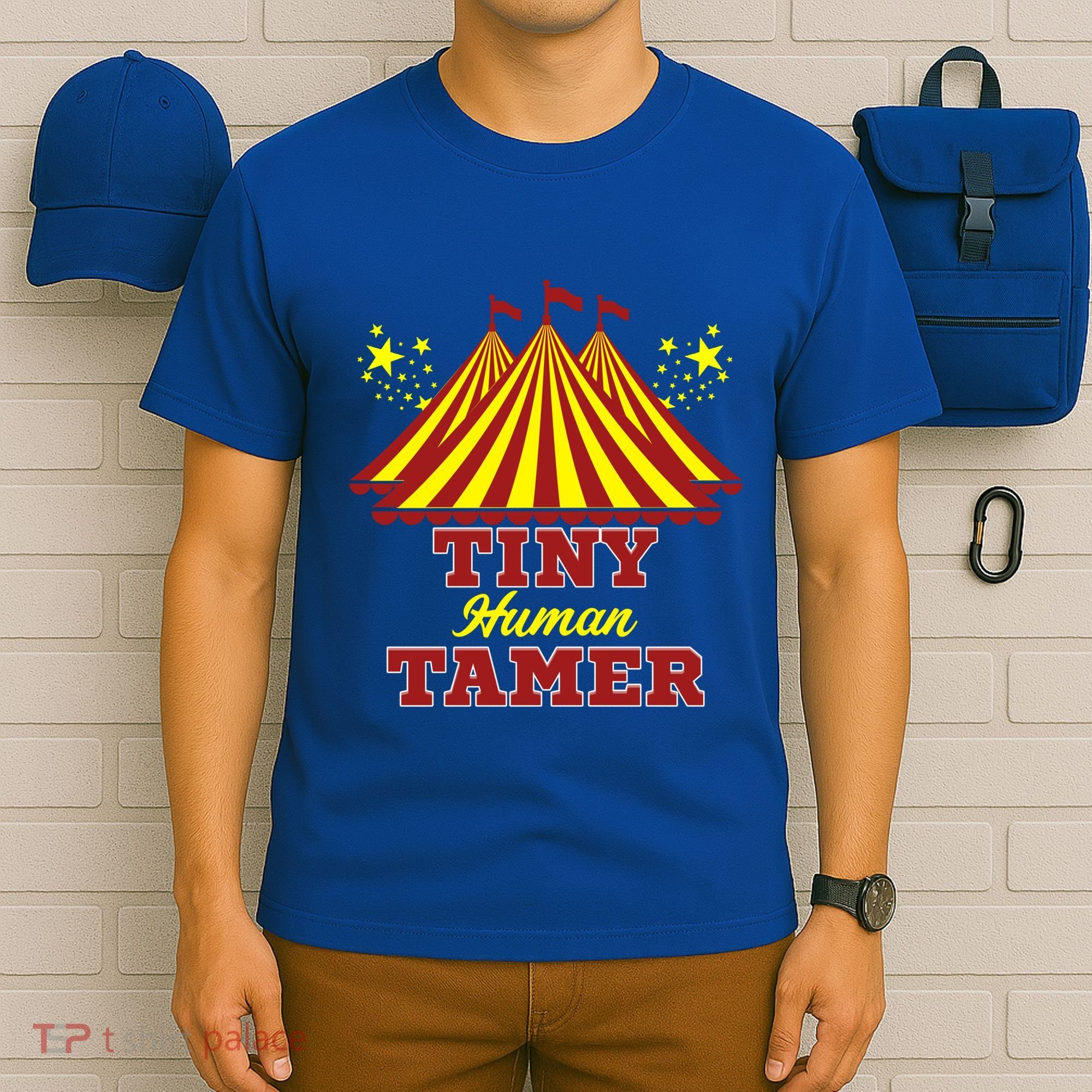 Tiny Hu Tamer Circus Carnival Ring Master Teacher Parent Gift T-Shirt