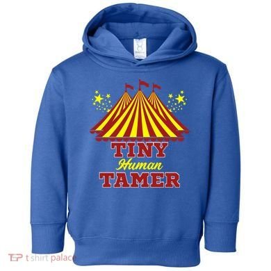 Tiny Hu Tamer Circus Carnival Ring Master Teacher Parent Gift Toddler Hoodie