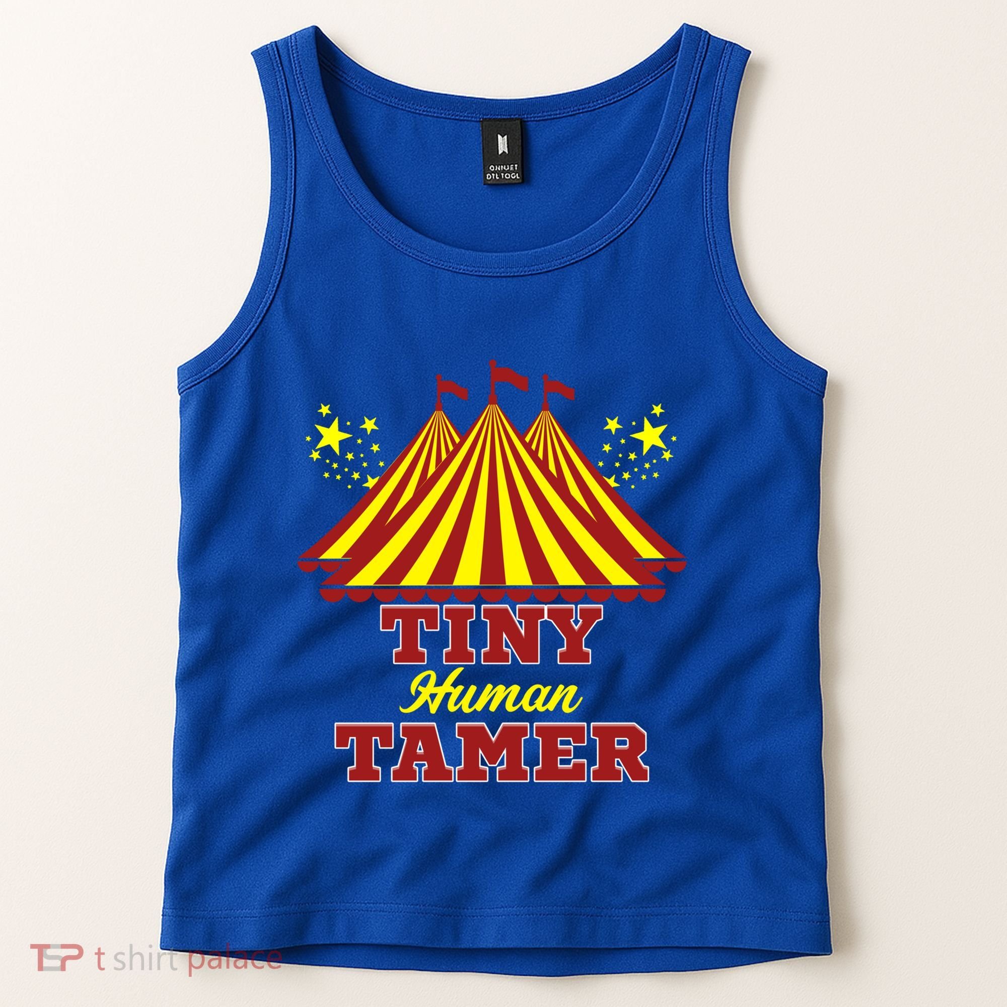 Tiny Hu Tamer Circus Carnival Ring Master Teacher Parent Gift Tank Top