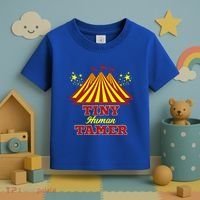 Tiny Hu Tamer Circus Carnival Ring Master Teacher Parent Gift Toddler T-Shirt thumb 3