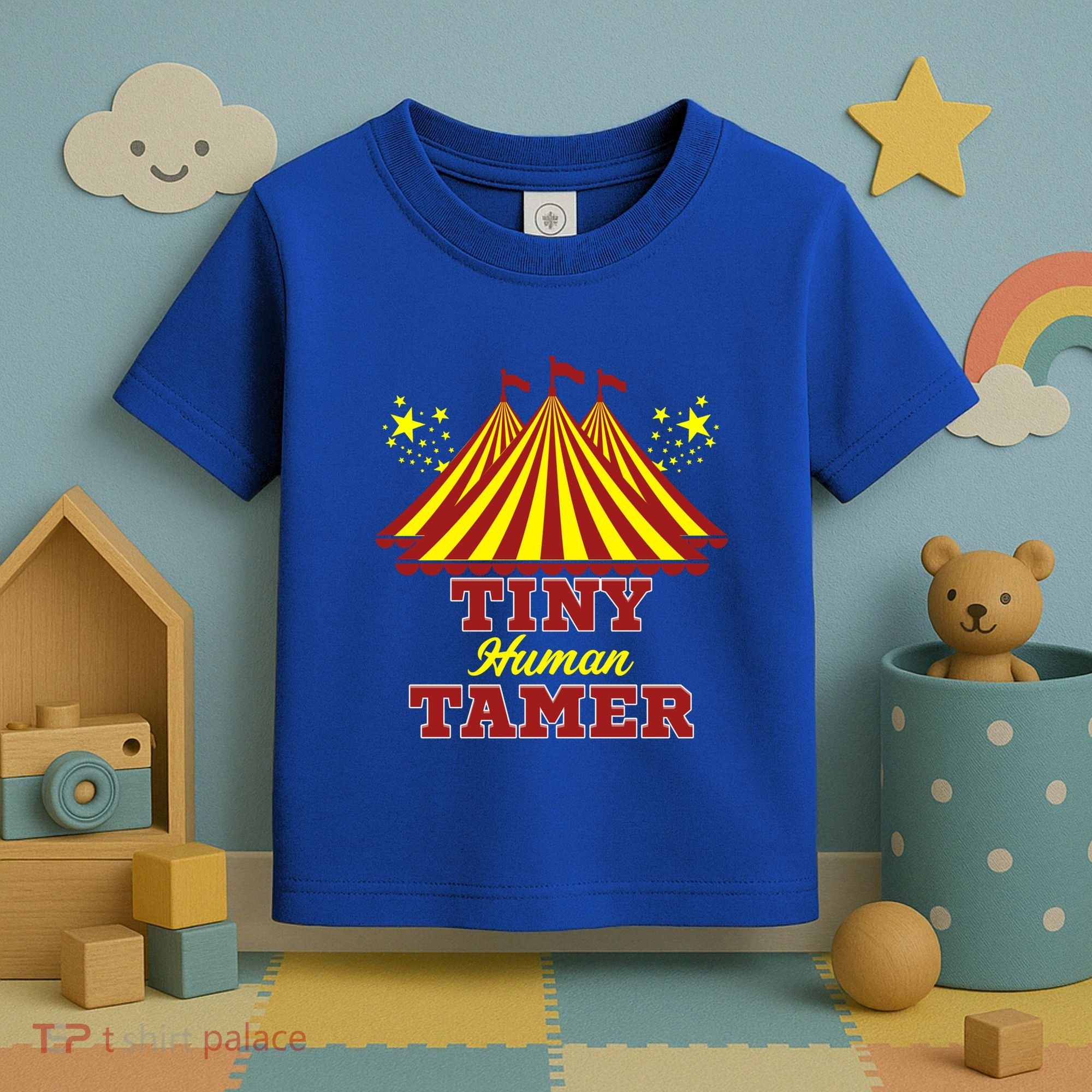 Tiny Hu Tamer Circus Carnival Ring Master Teacher Parent Gift Toddler T-Shirt