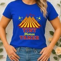 Tiny Hu Tamer Circus Carnival Ring Master Teacher Parent Gift Women's T-Shirt thumb 2