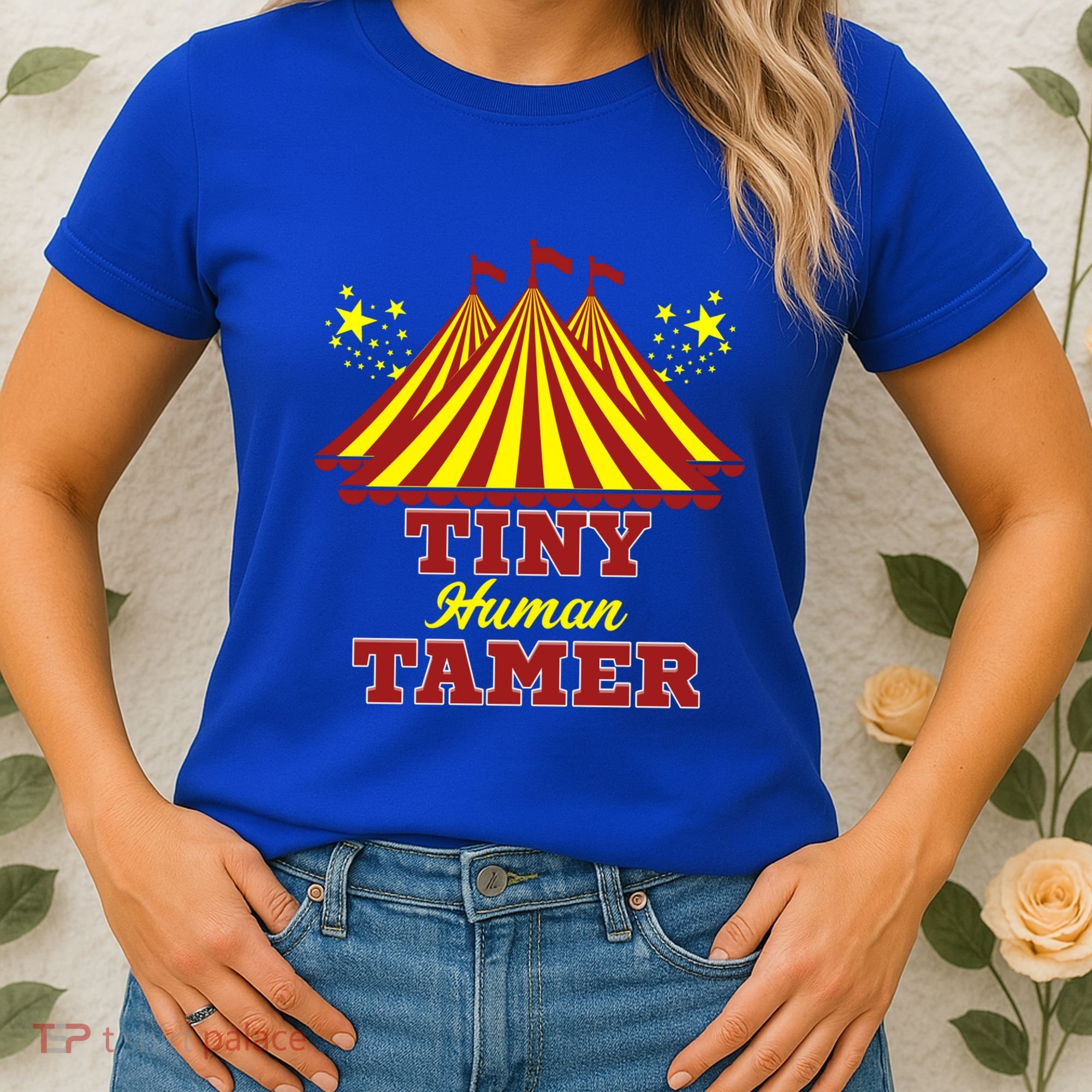 Tiny Hu Tamer Circus Carnival Ring Master Teacher Parent Gift Women's T-Shirt