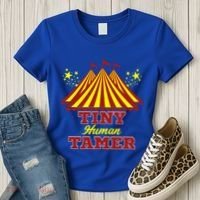 Tiny Hu Tamer Circus Carnival Ring Master Teacher Parent Gift Women's T-Shirt thumb 3