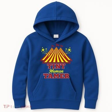 Tiny Hu Tamer Circus Carnival Ring Master Teacher Parent Gift Kids Hoodie
