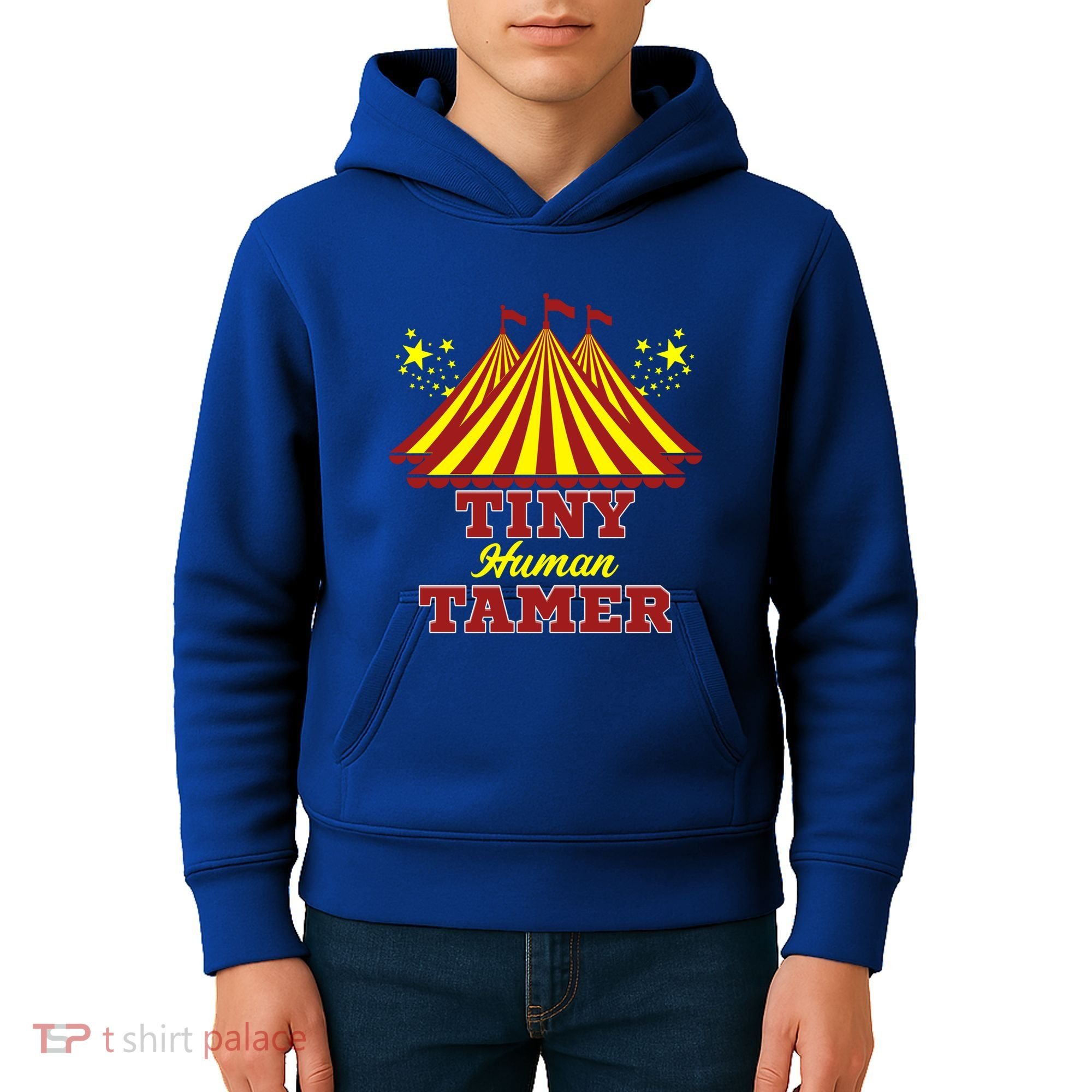 Tiny Hu Tamer Circus Carnival Ring Master Teacher Parent Gift Kids Hoodie