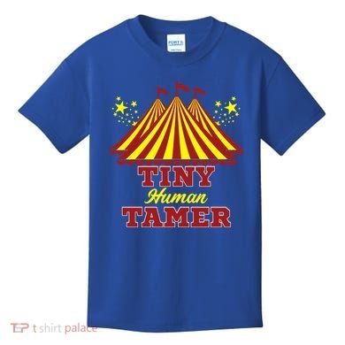 Tiny Hu Tamer Circus Carnival Ring Master Teacher Parent Gift Kids T-Shirt