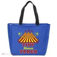 Tiny Hu Tamer Circus Carnival Ring Master Teacher Parent Gift Tote Bag thumb 0