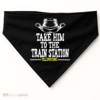 Take Him To The Train Station Apparel USA-Made Doggie Bandana thumb 0