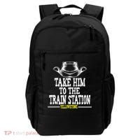 Take Him To The Train Station Apparel Backpack thumb 0