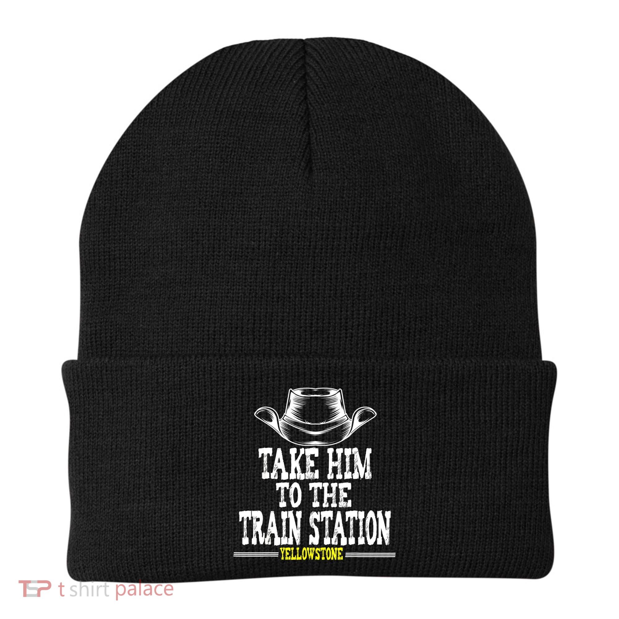 Take Him To The Train Station Apparel Beanie