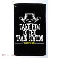 Take Him To The Train Station Apparel Golf Towel thumb 0